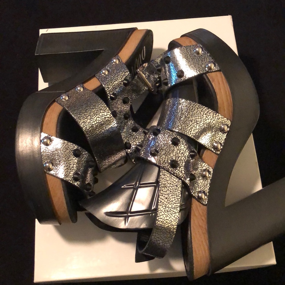 OVY’E by Cristina Lucchi - Silver Cracked Leather